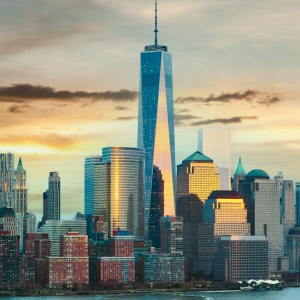 One World Trade Center e skyline di New York, USA