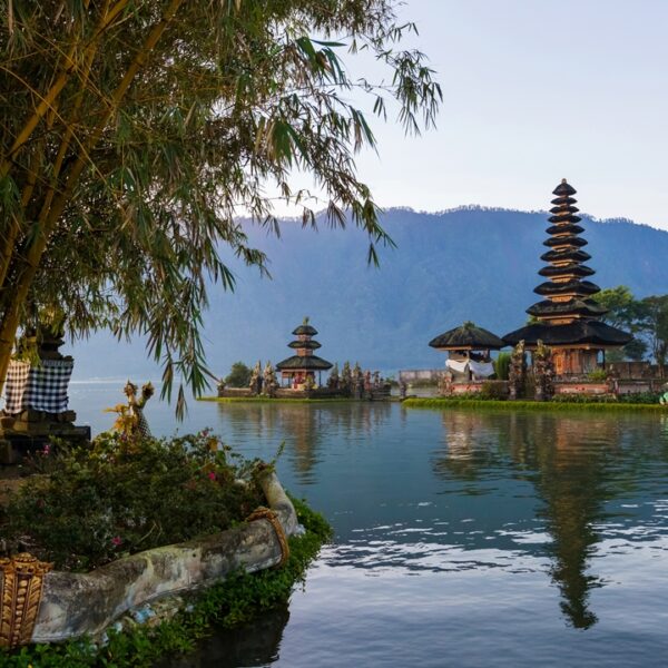 Tempio hindu Pura Ulun Danu Bratan a Bali, Indonesia