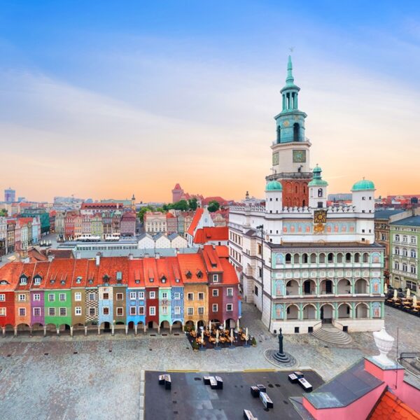 Piazza Ryanek a Poznan, Polonia